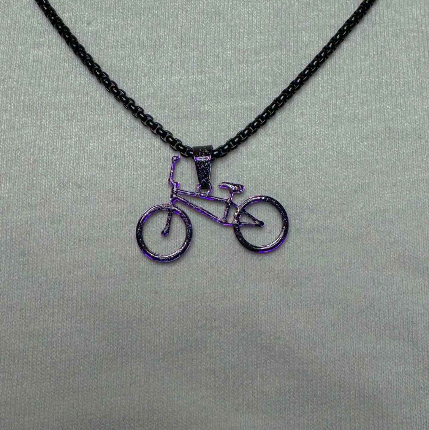 BMX Bike Necklace - 316L Stainless Steel