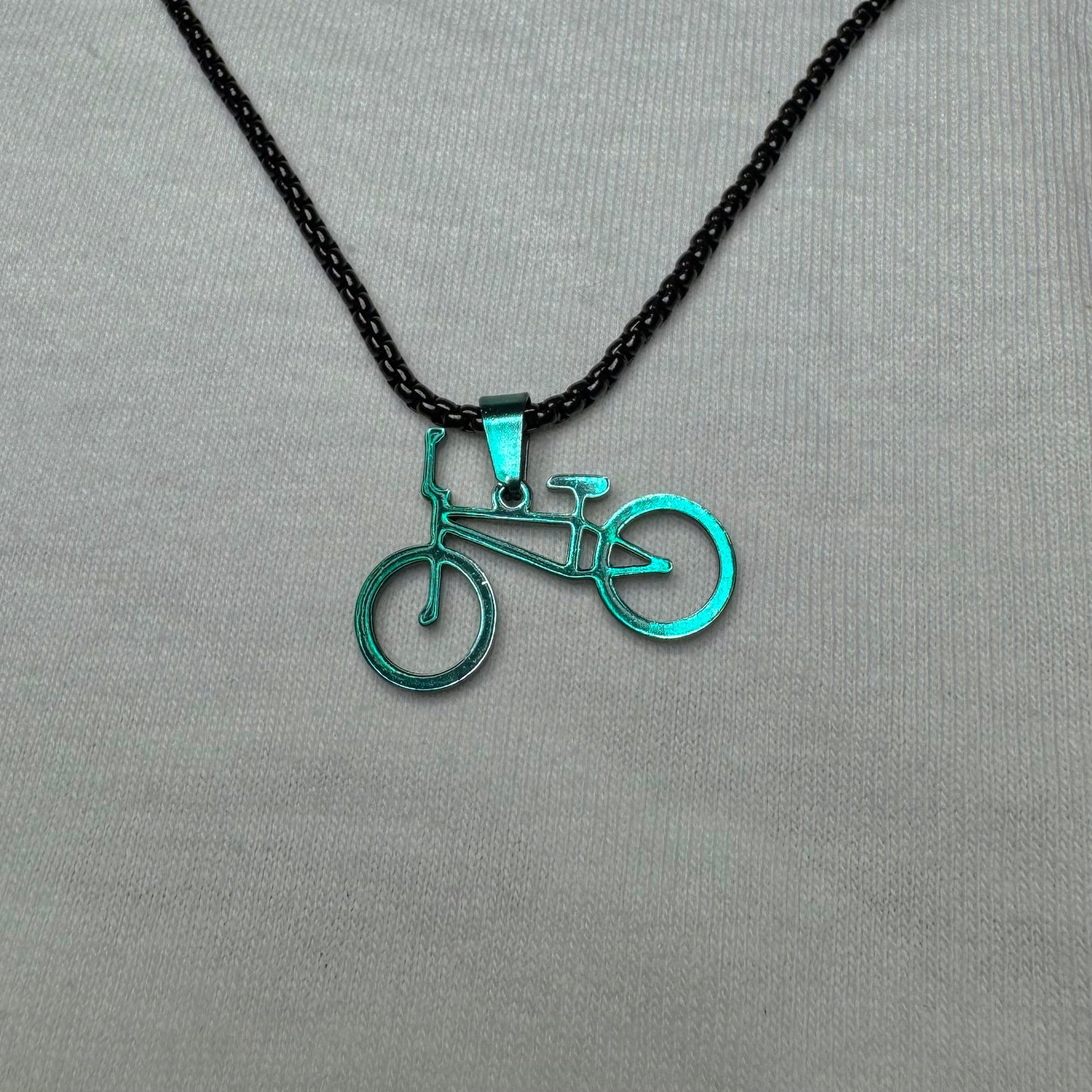 BMX Bike Necklace - 316L Stainless Steel
