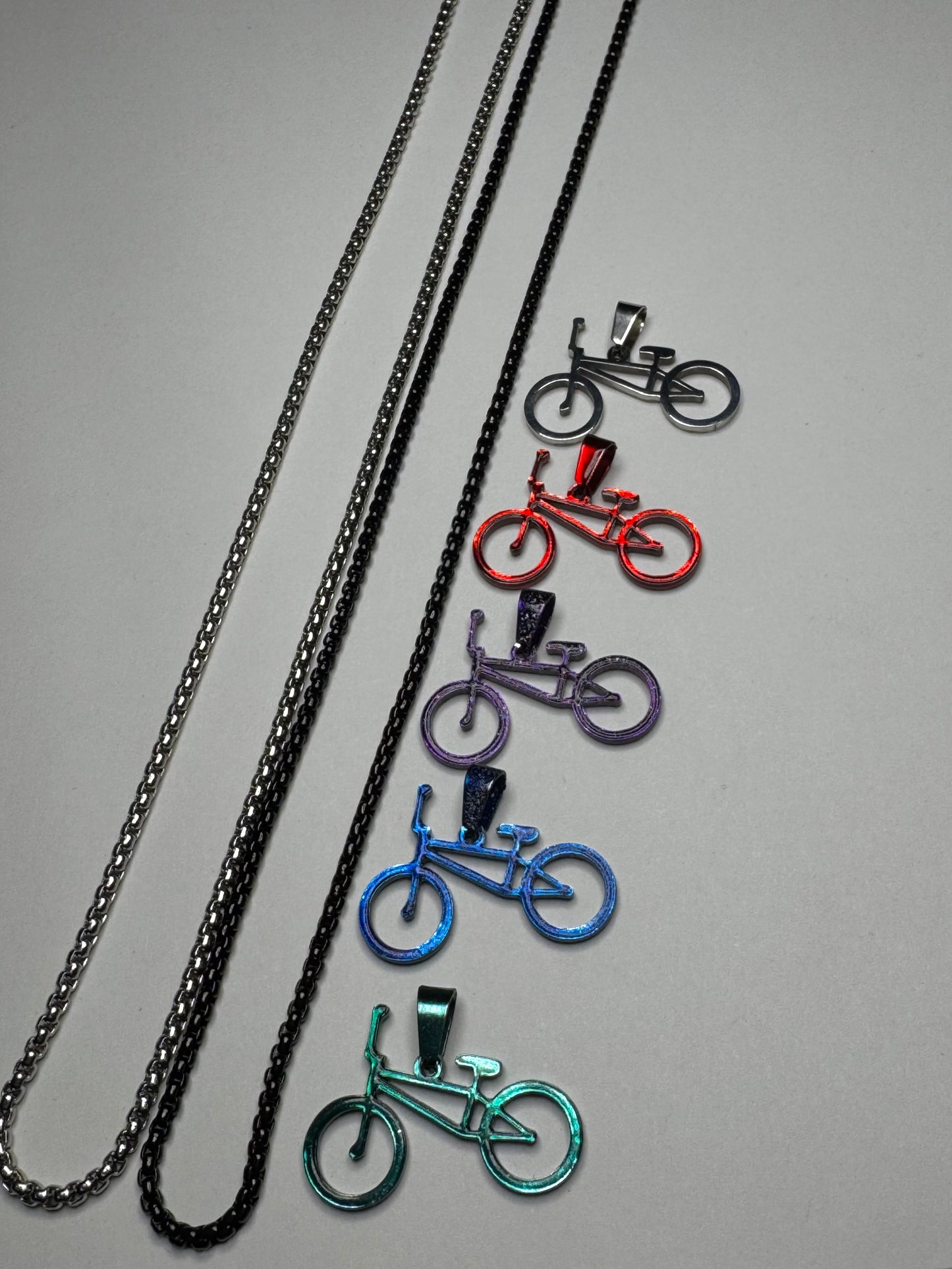 BMX Bike Necklace - 316L Stainless Steel