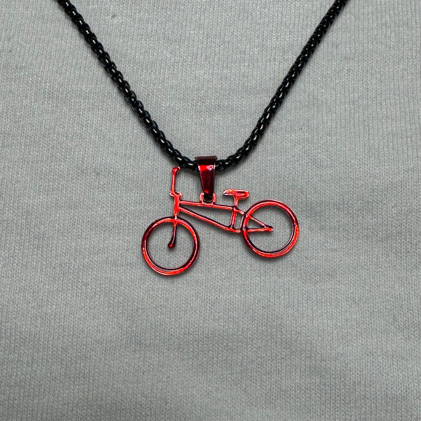 BMX Bike Necklace - 316L Stainless Steel