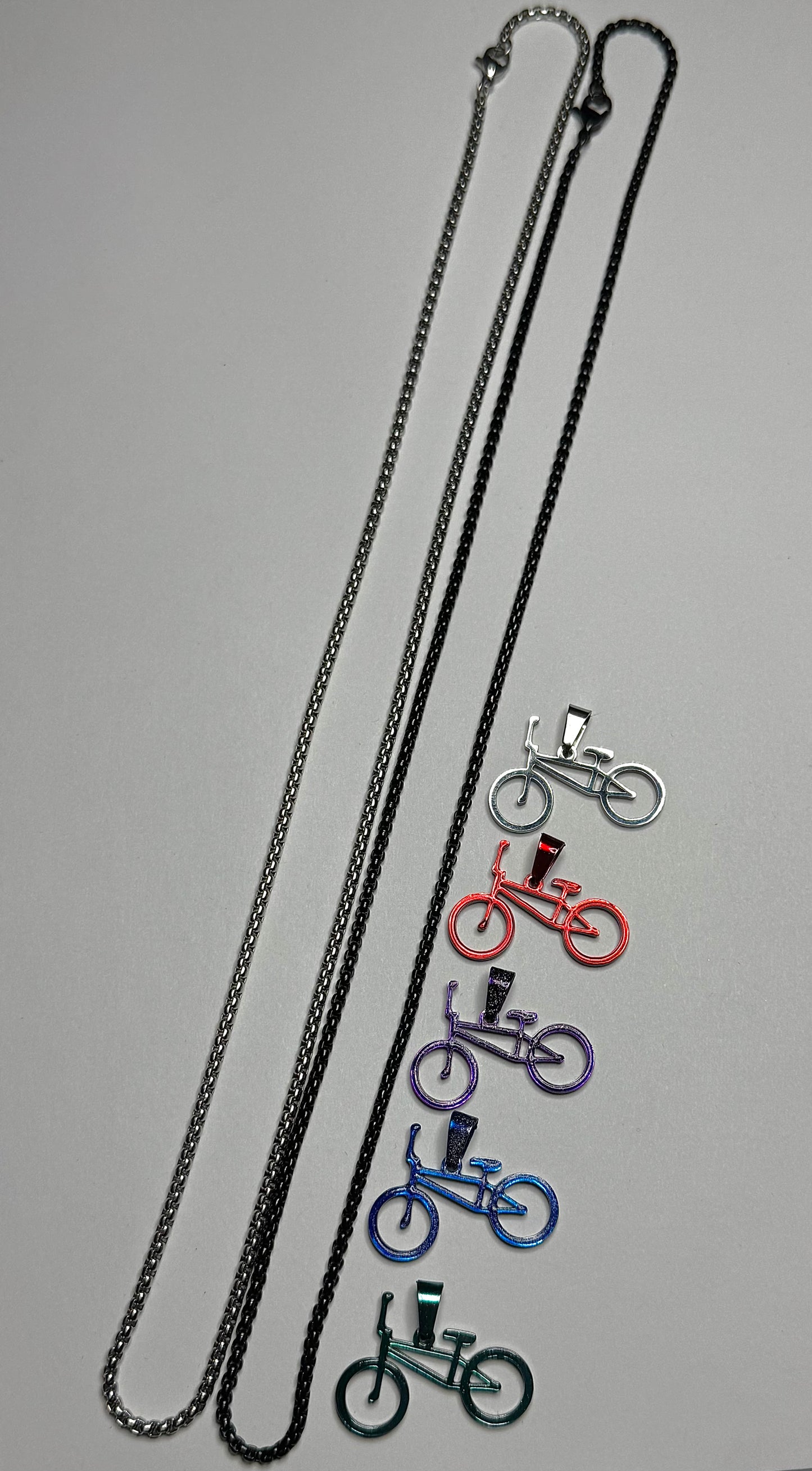BMX Bike Necklace - 316L Stainless Steel