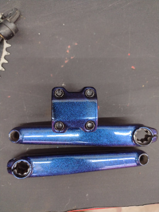 1 1/8" Stem and crank arm  set