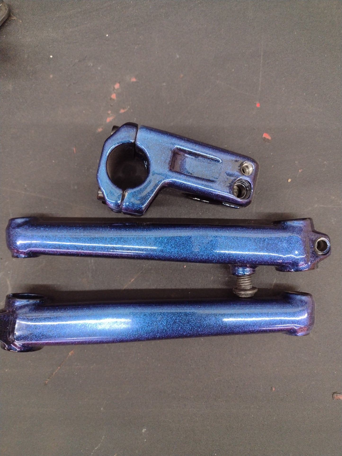 1 1/8" Stem and crank arm  set